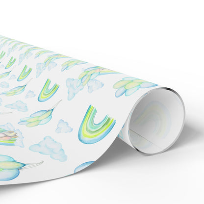 Elephant in the Clouds Wrapping Paper