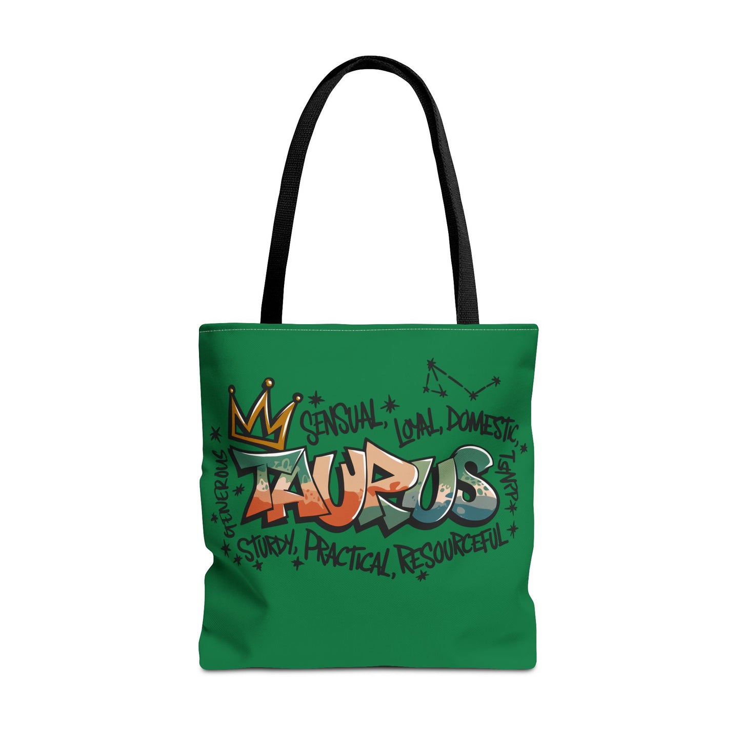 Taurus Street Art Canvas Tote Bag