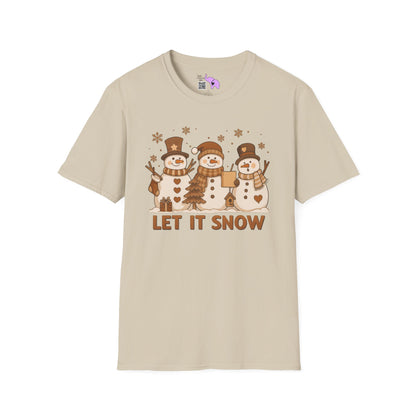 Let It Snow (Snowmen Trio) Adult T-shirt