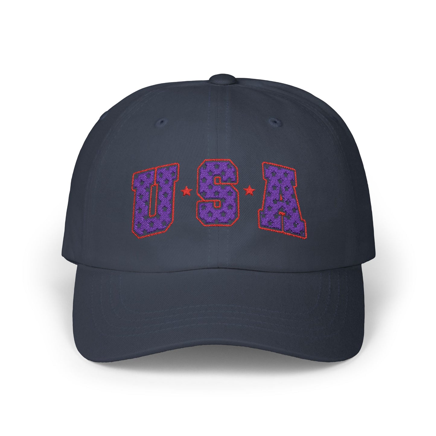 USA Stars & Stripes Embroidered Classic Dad Cap