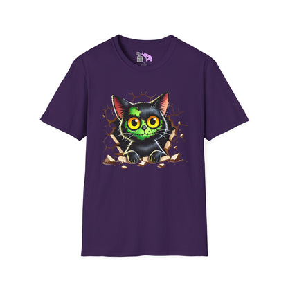 Zombie Kitty Adult T-shirt
