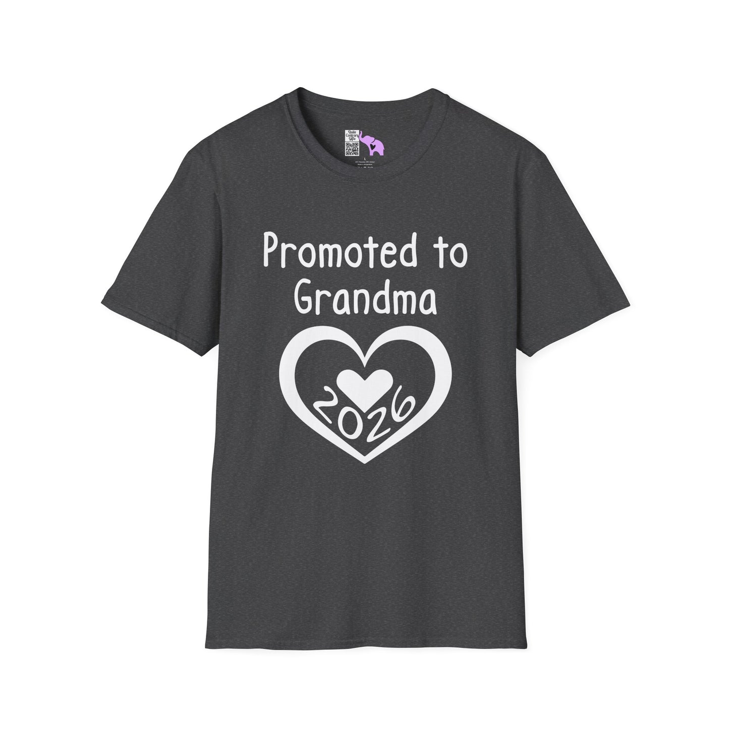 Promoted To Grandma 2026 Adult T-shirt