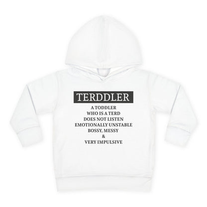 ""Terddler Definition Toddler Hoodie
