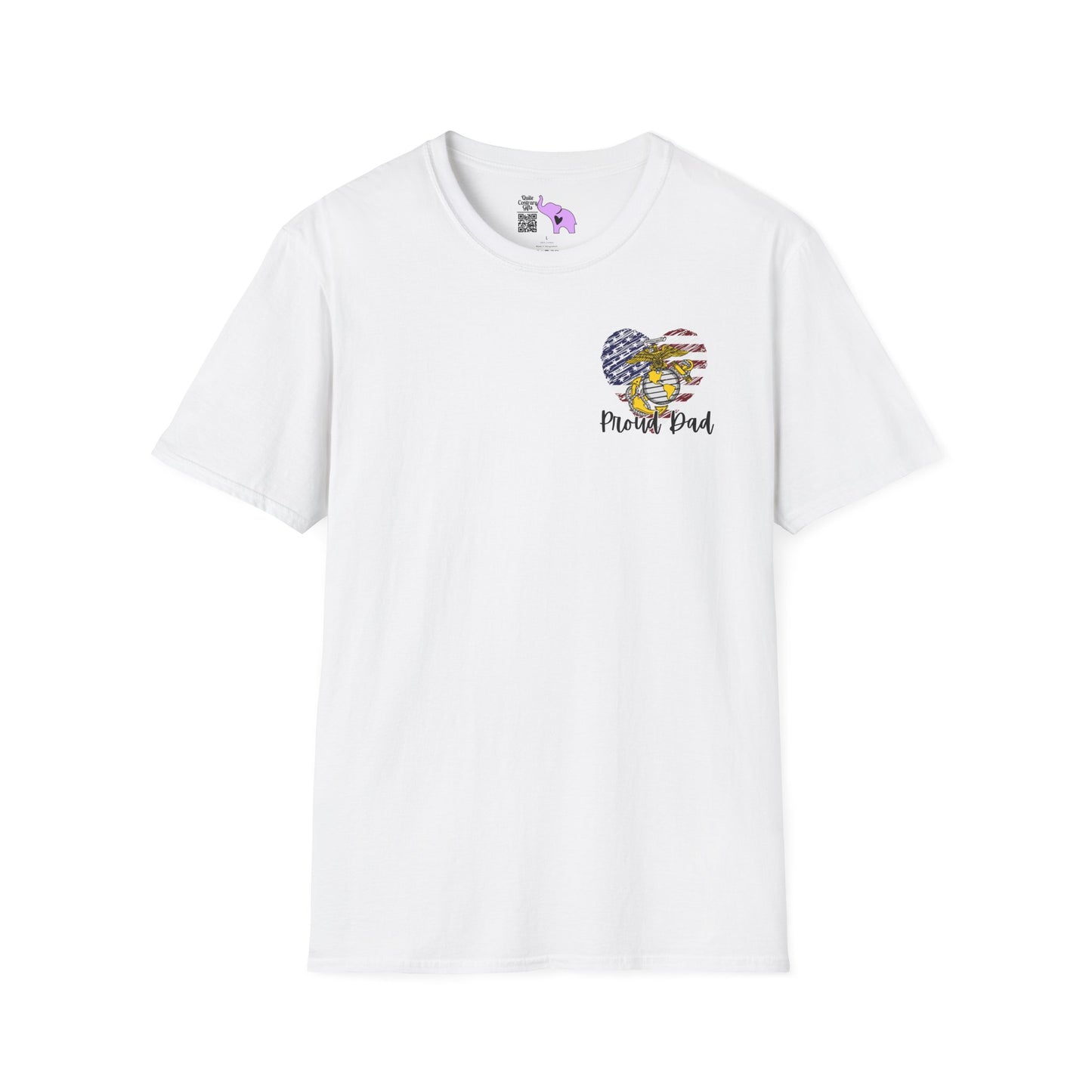 Proud Dad of US  Marine Daughter Adult T-shirt
