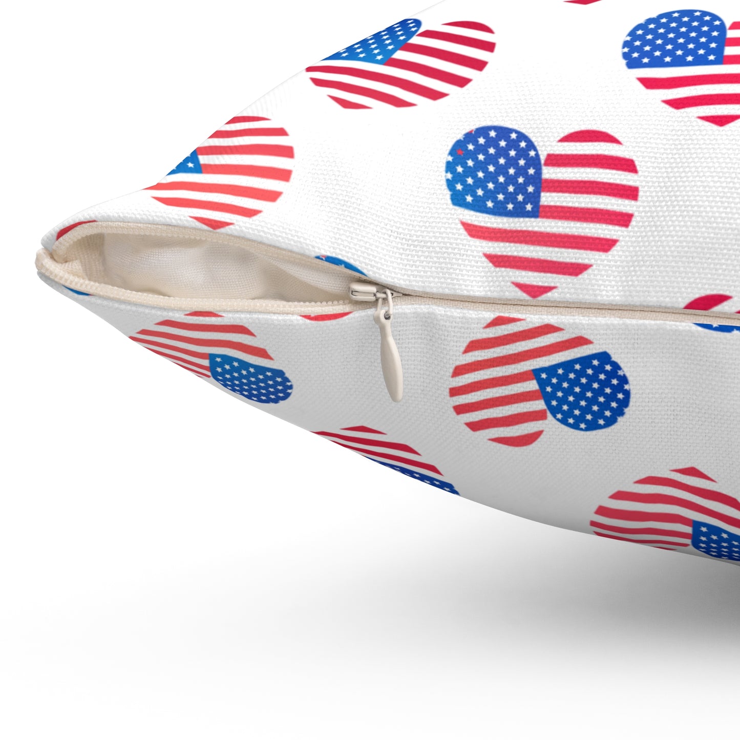 Hearts of Freedom Throw Pillow