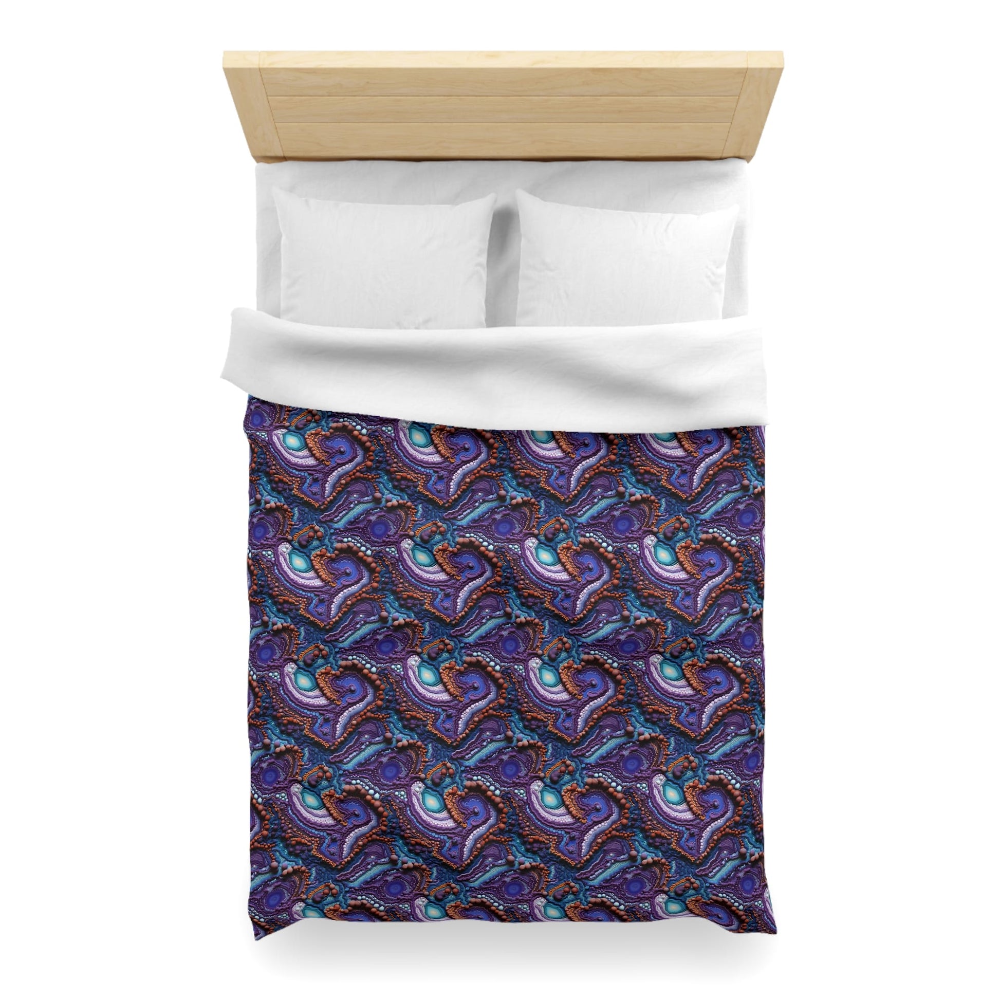 Living Stone Veins Microfiber Duvet Cover