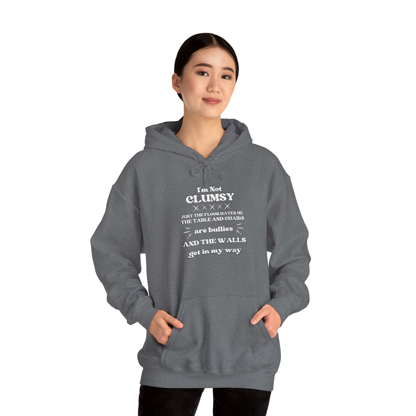 I'm Not Clumsy Heavy Blend™ Hooded Sweatshirt