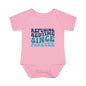 Refusing Bedtime Since Forever Baby Rib Bodysuit