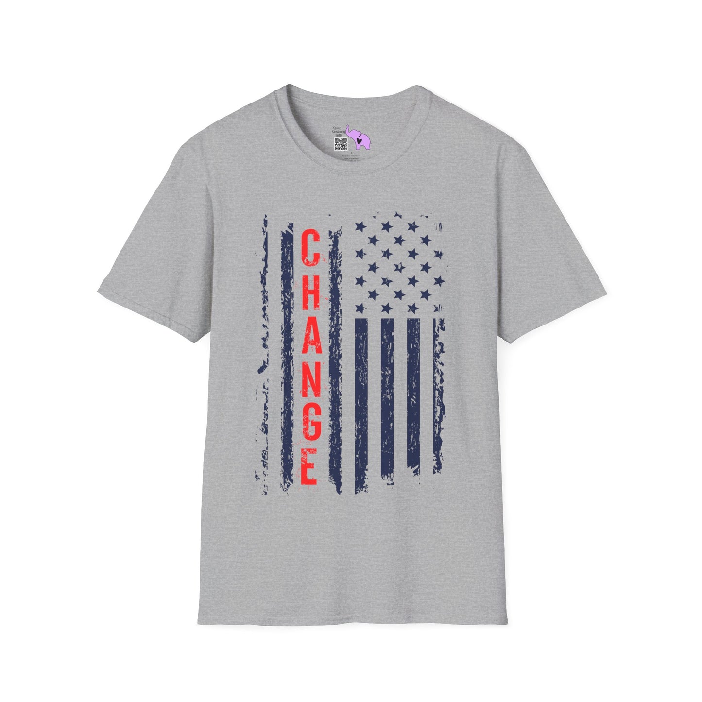 Change American Flag Adult T-shirt