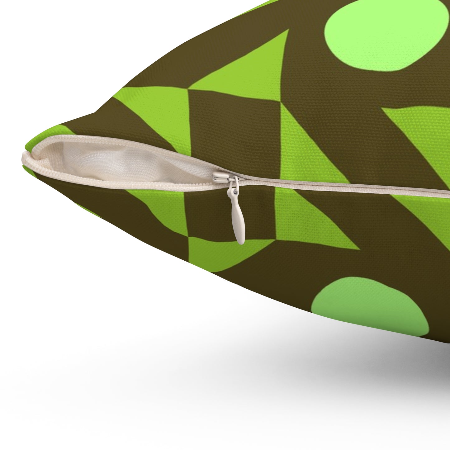 Pistachio Pinwheels Throw Pillow