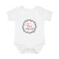 Pink Milestone Wreath Onesie-Five Months