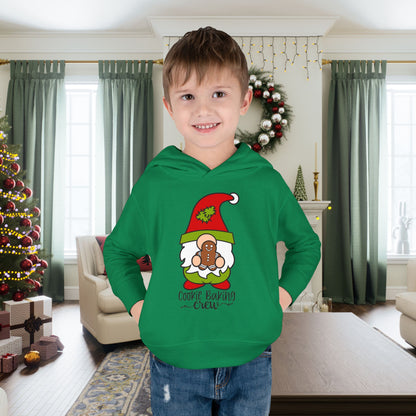 Cookie Baking Crew Gnome Toddler Pullover Fleece Hoodie