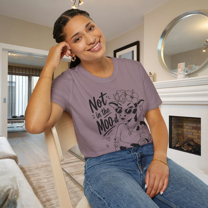 Not in the Moo-d Adult T-shirt