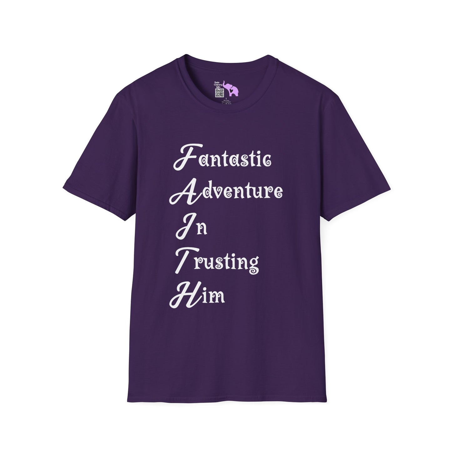 FAITH Fantastic Adventure In Trusting Him Adult T-shirt