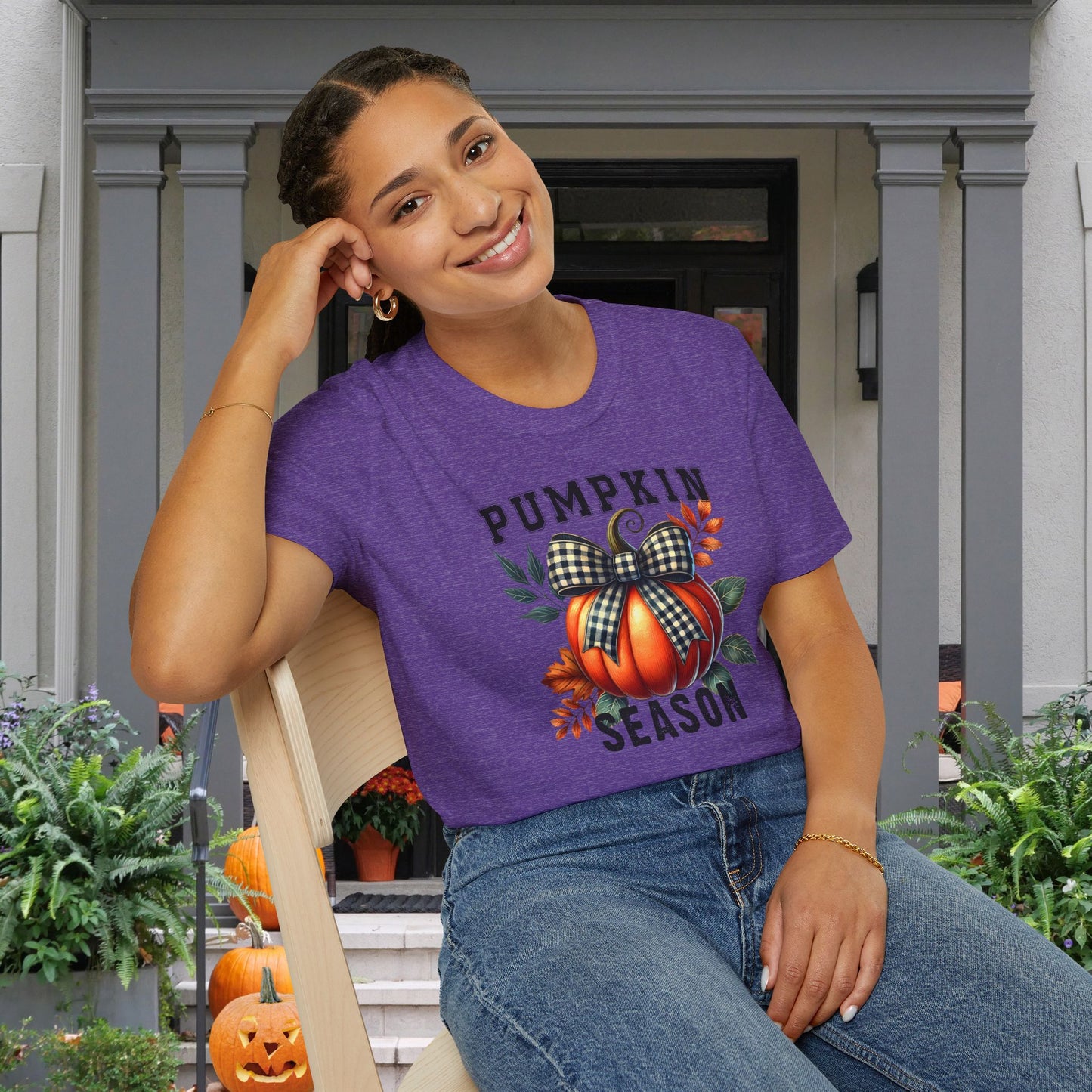 Cute Pumpkin Season Adult T-shirt
