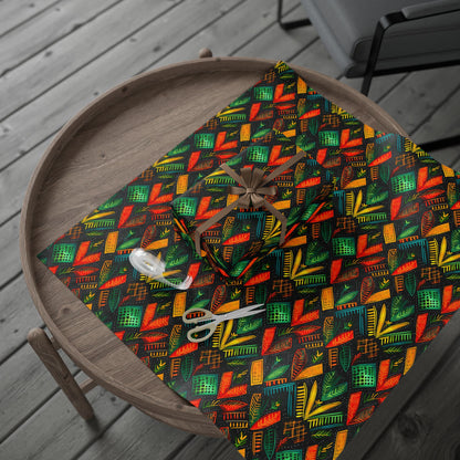 Kujichagulia Waves Kwanzaa Wrapping Paper