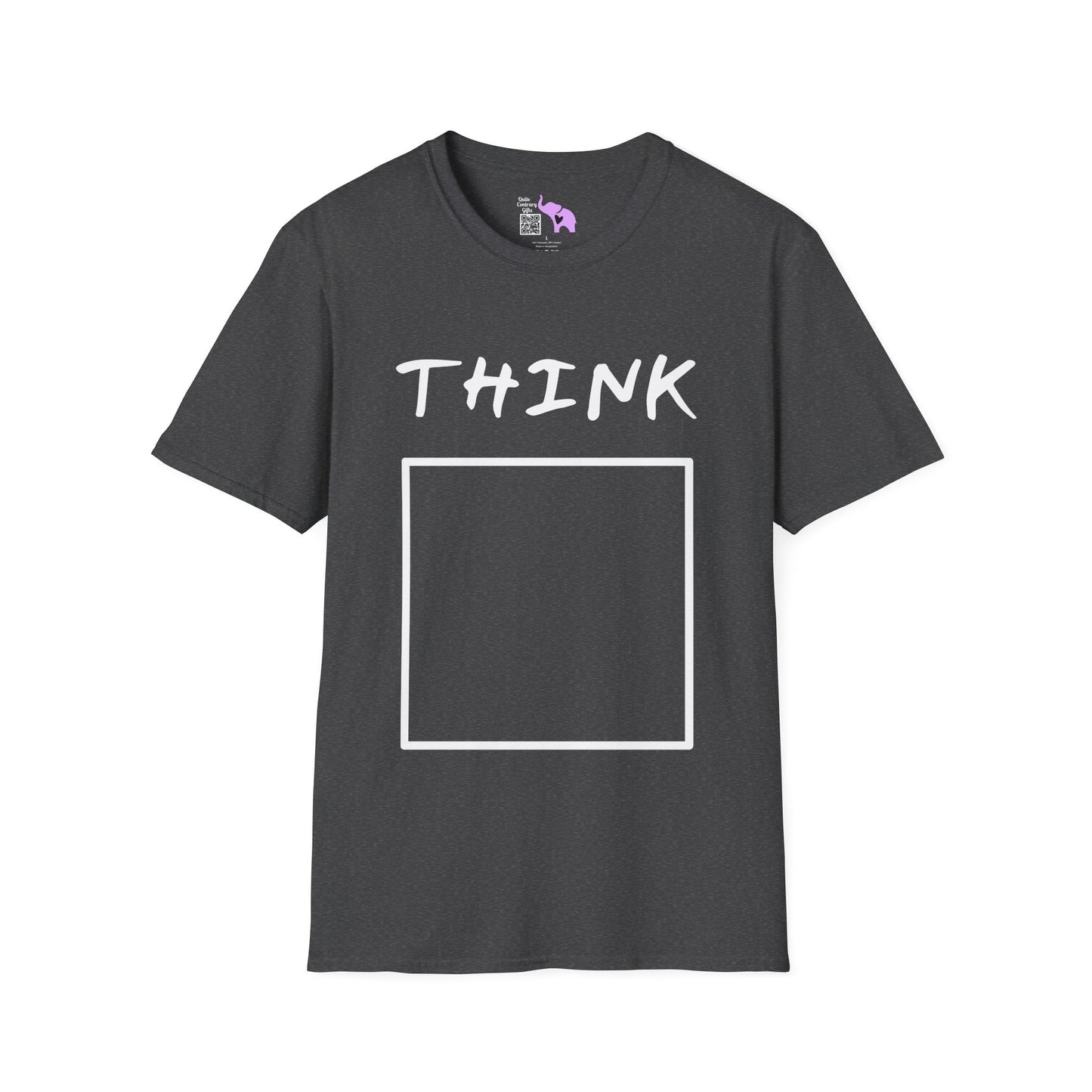 THINK (Outside the Box) Adult T-shirt