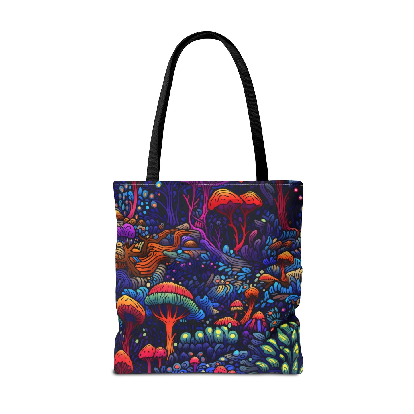 Trippy Mushrooms Canvas Tote Bag