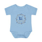 Blue Milestone Wreath Onesie-Two Months