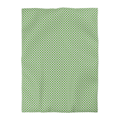 Emerald Star Garden Microfiber Duvet Cover