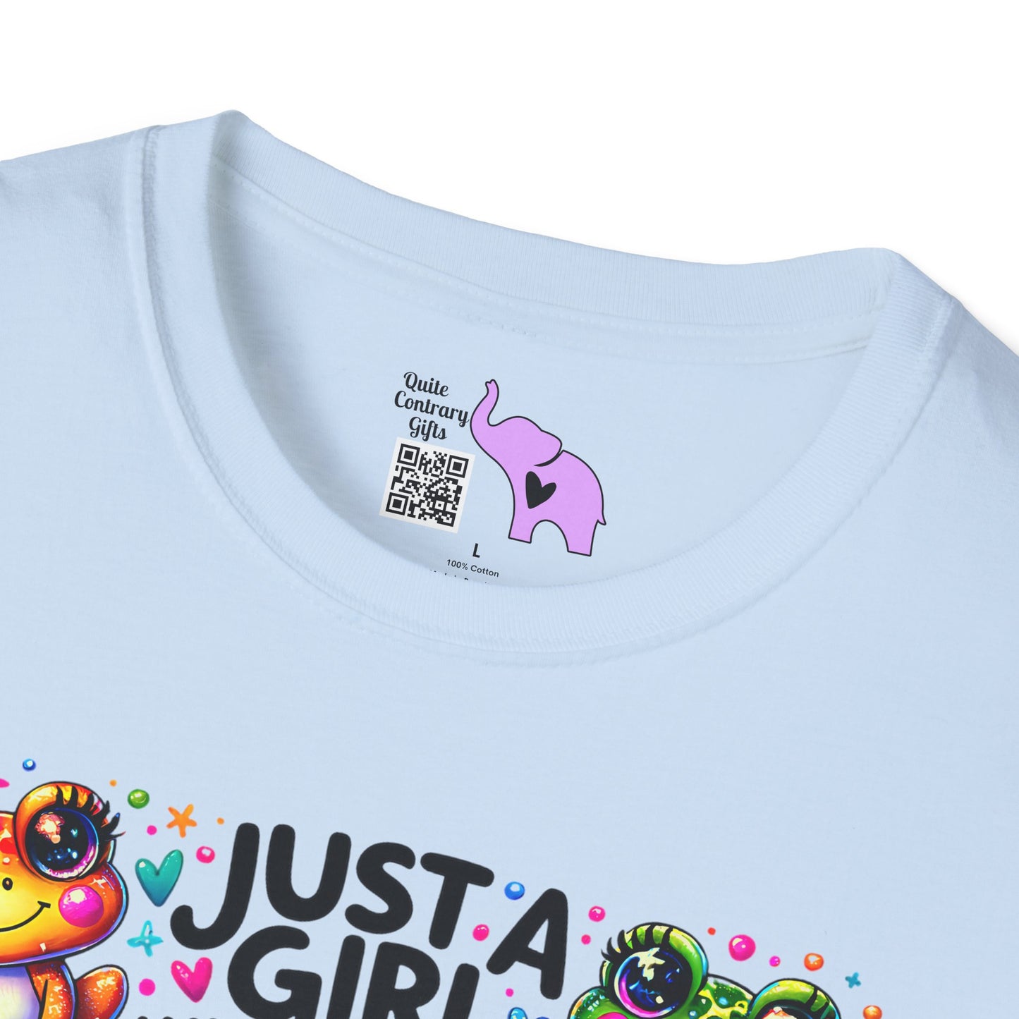 Just A Girl Who Loves Frogs Adult T-shirt