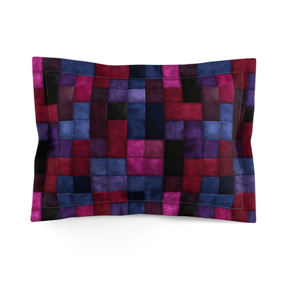 Velvet Mosaic Print Basic Bedding Set