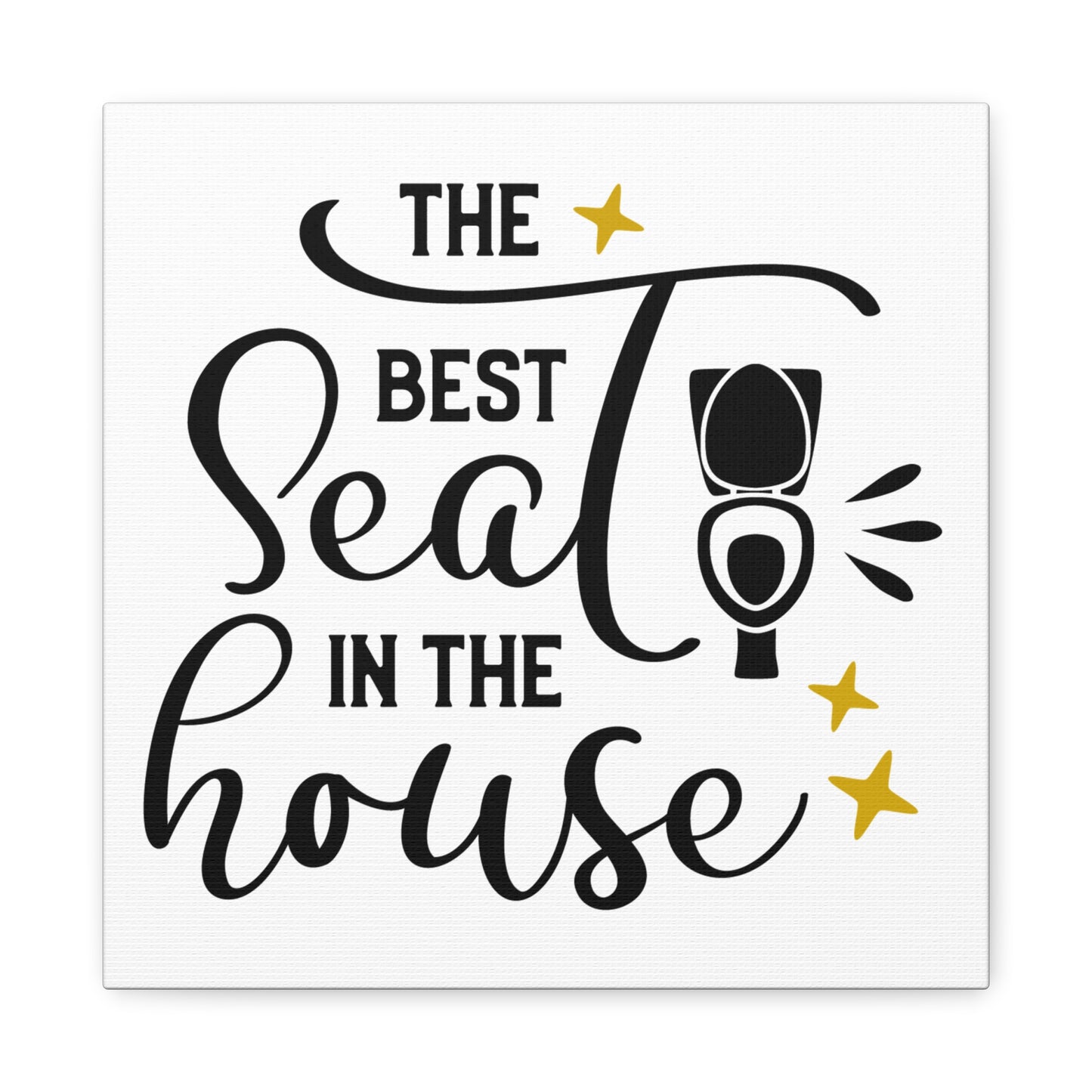 The Best Seat In The House Canvas Art