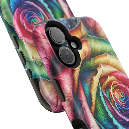 Colorful Rose MagSafe® Compatible Tough Case for iPhone