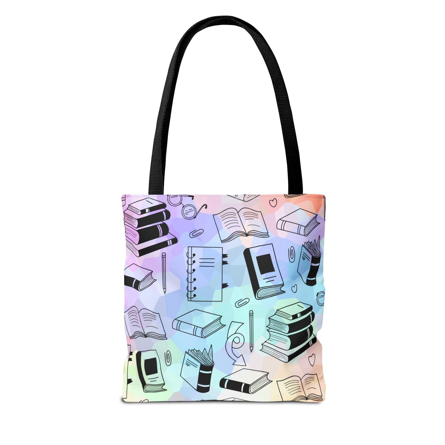 Colorful Chapters Canvas Tote Bag