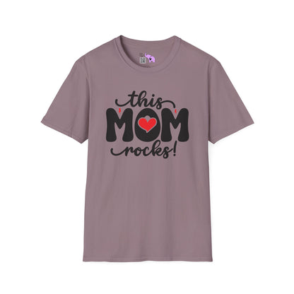This Mom Rocks Adult T-shirt