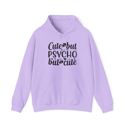 Cute But Psycho But Cute Heavy Blend™ Hooded Sweatshirt