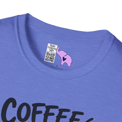 ""Coffee Makes Me Feel Alive and Slightly Unhinged (Cat) Adult T-shirt