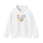 Teacher Supply Heart Heavy Blend™ Hooded Sweatshirt