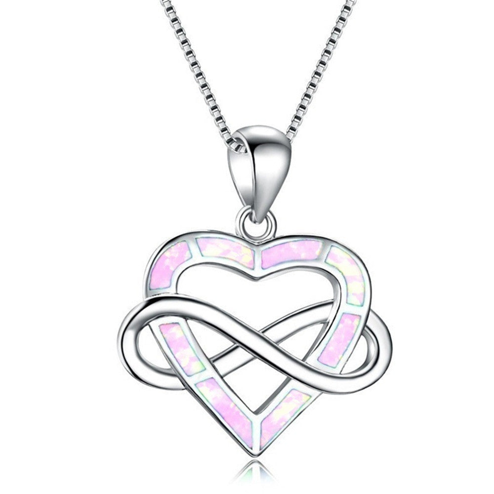 Eternal Heart Silver Pendant Necklace