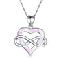 Eternal Heart Silver Pendant Necklace