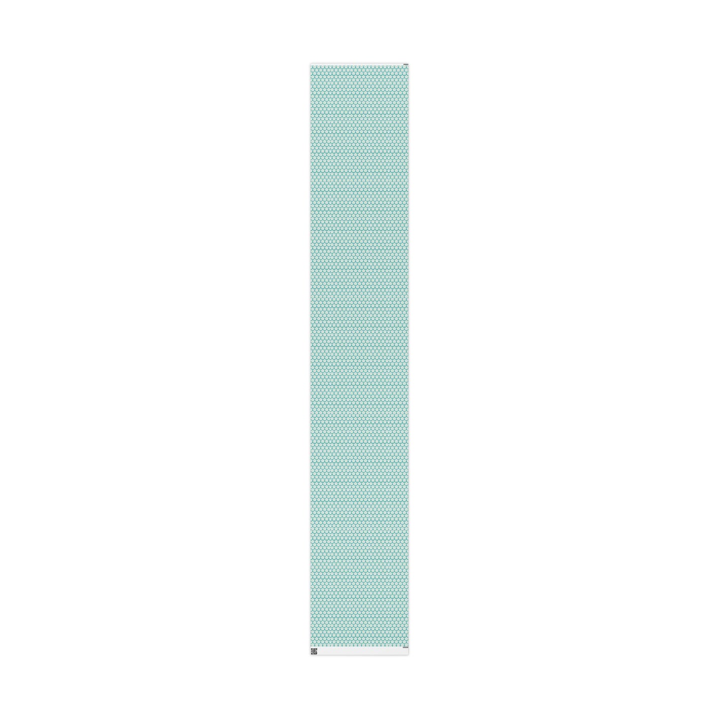 Tealberry Blooms Wrapping Paper
