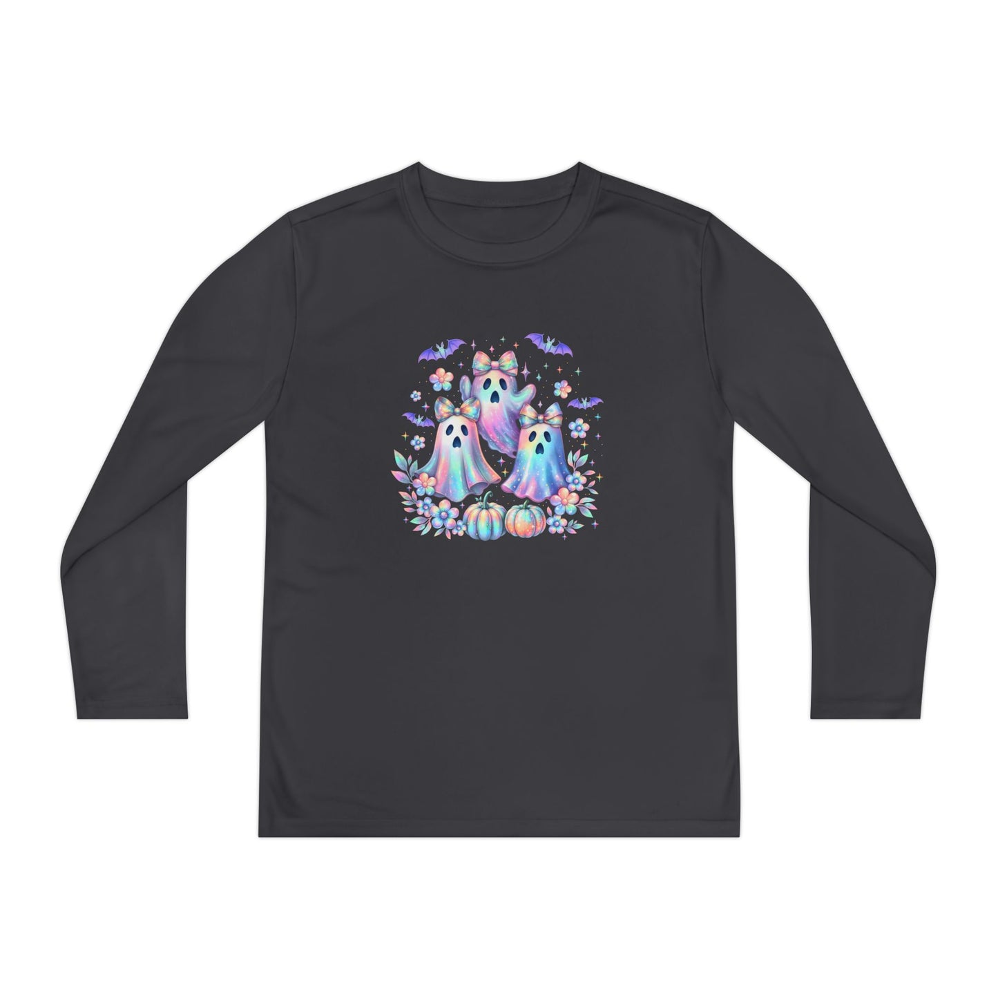 Haunted in Pastels Youth Long Sleeve Tee