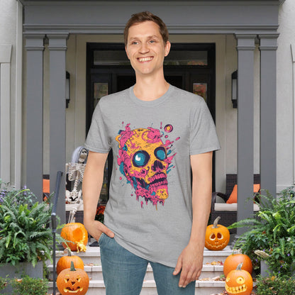 Sleepy Skull Adult T-shirt