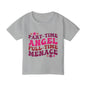 Part Time Angel Full Time Menace  Heavy Cotton™ Toddler T-shirt