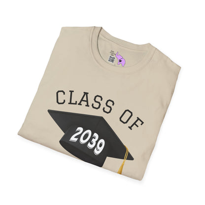 Class of 2039 Unisex Tshirt for 2025/26 Pre-K Class (Style 2)