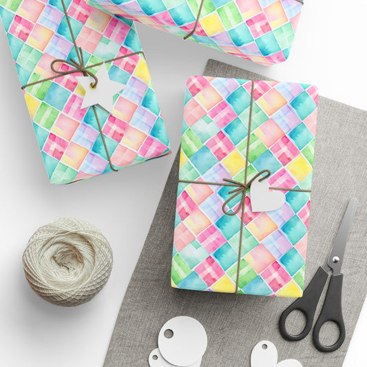 Watercolor Weave Wrapping Paper