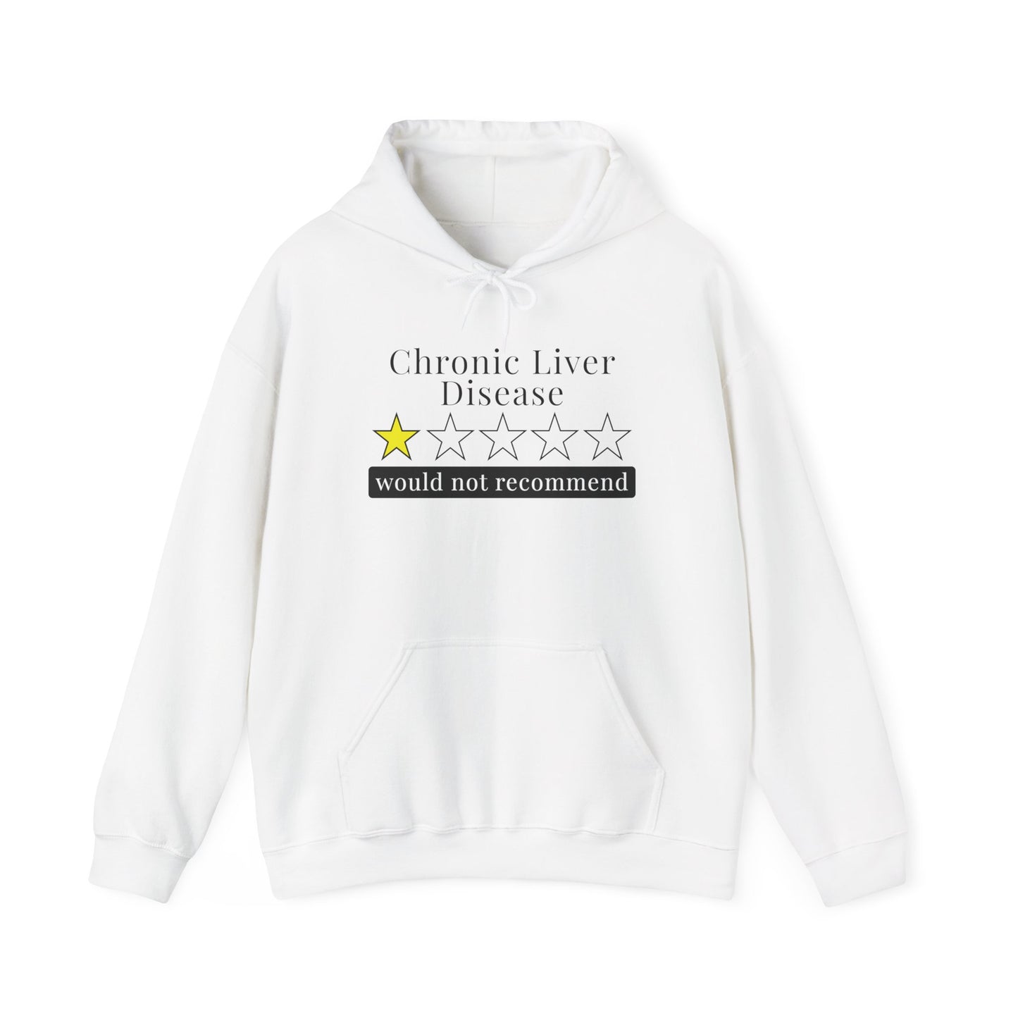 Chronic Liver Disease 1 Star Would Not Recommend Heavy Blend™ Hooded Sweatshirt