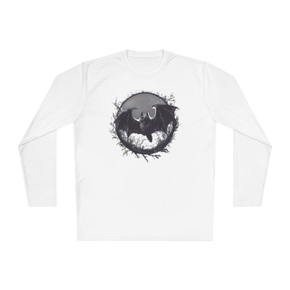 Creepy Bat Adult Long Sleeve Tee