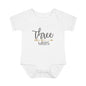 Golden Arrow Milestone Baby Bodysuit-Three Weeks