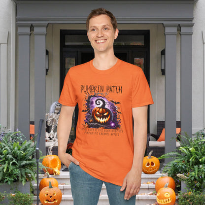 Spooky Pumpkin Patch Adult T-shirt