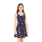 Holographic Mirage Girls' Sleeveless Sundress