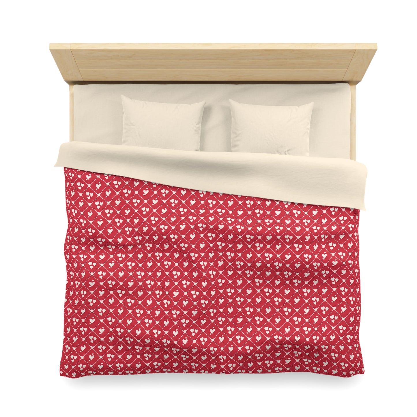 Sweetheart Trellis Microfiber Duvet Cover