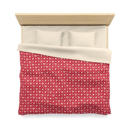 Sweetheart Trellis Microfiber Duvet Cover