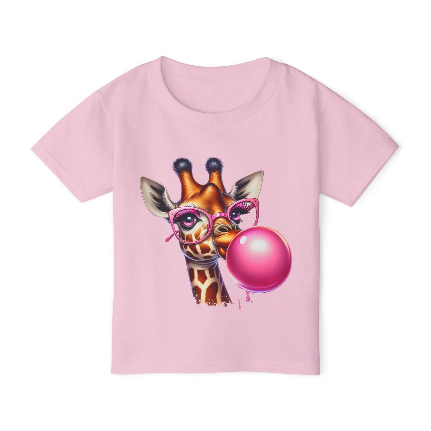 Girraffe Blowing Bubble Heavy Cotton™ Toddler T-shirt