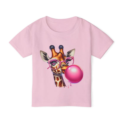Girraffe Blowing Bubble Heavy Cotton™ Toddler T-shirt